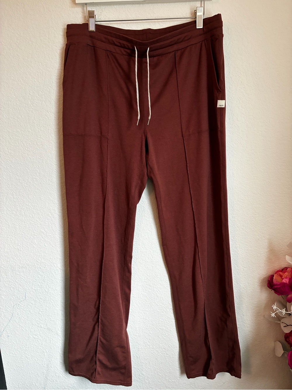 Vuori Rust Halo Wide Leg Pants Size XL